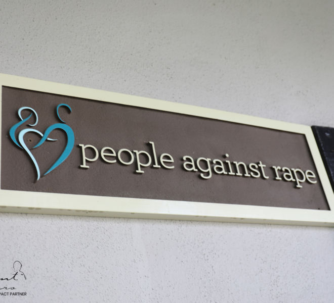 People Against Rape- sign